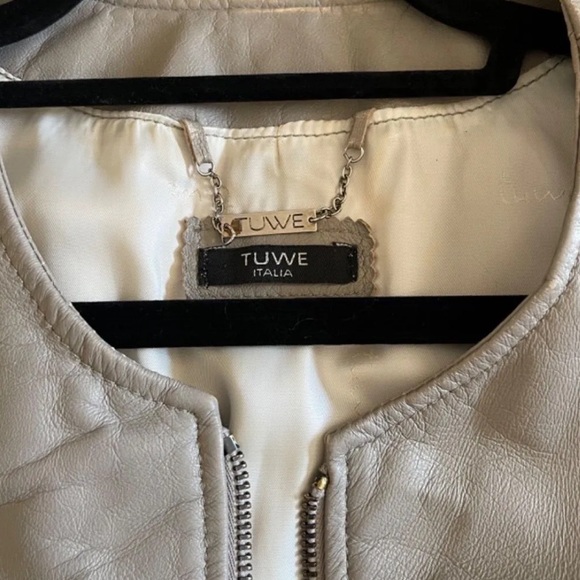 Tuwe lambskin leather jacket Size S/M - Picture 4 of 5